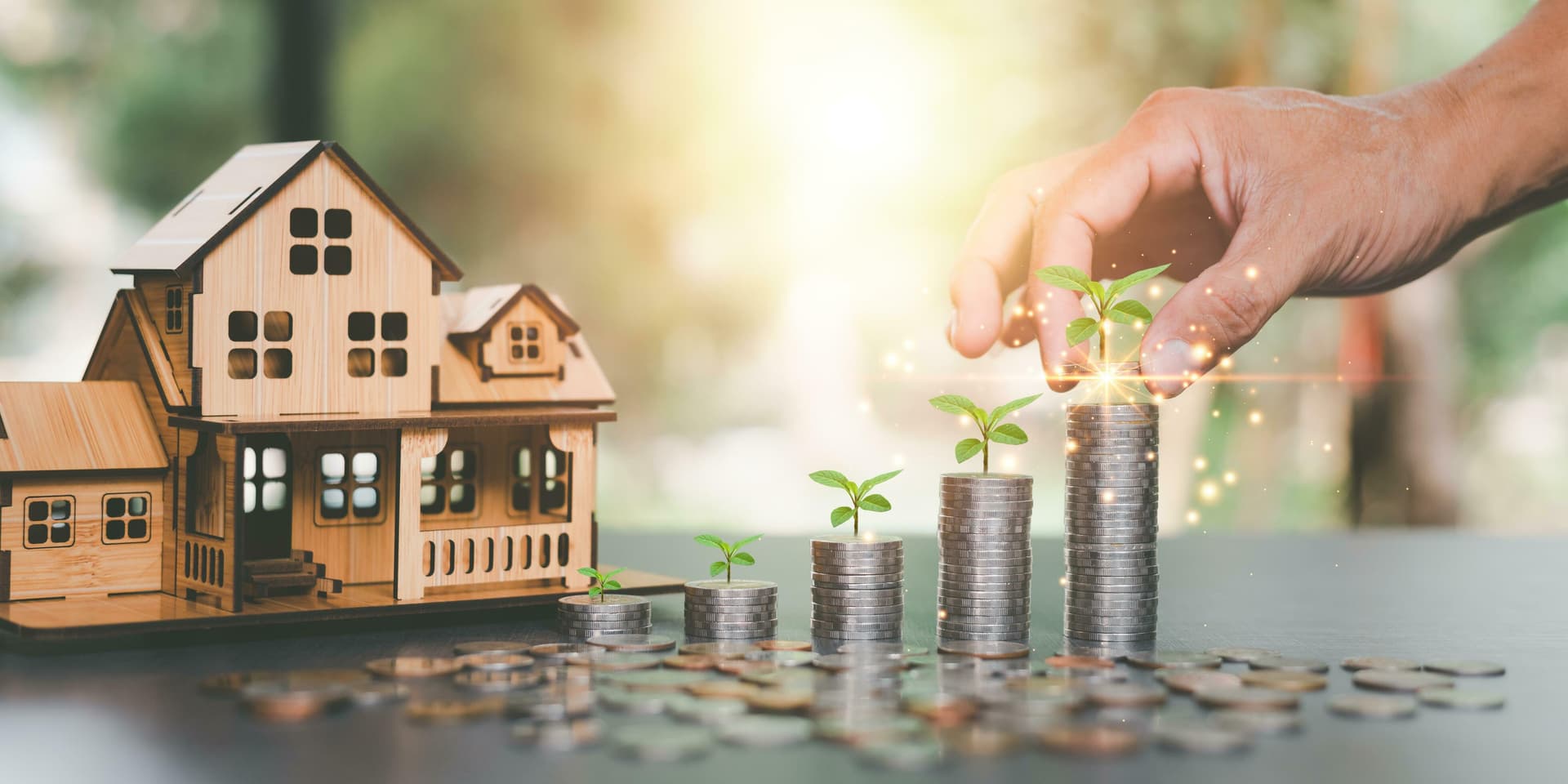 Land savings representation
